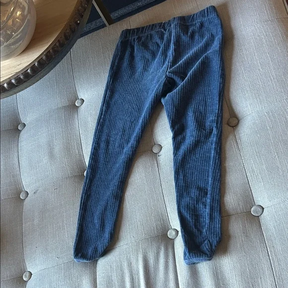 Serendipity Girls Blue 100% Organic Cotton Ribbed Pants Size 4 Y - Picture 6 of 6